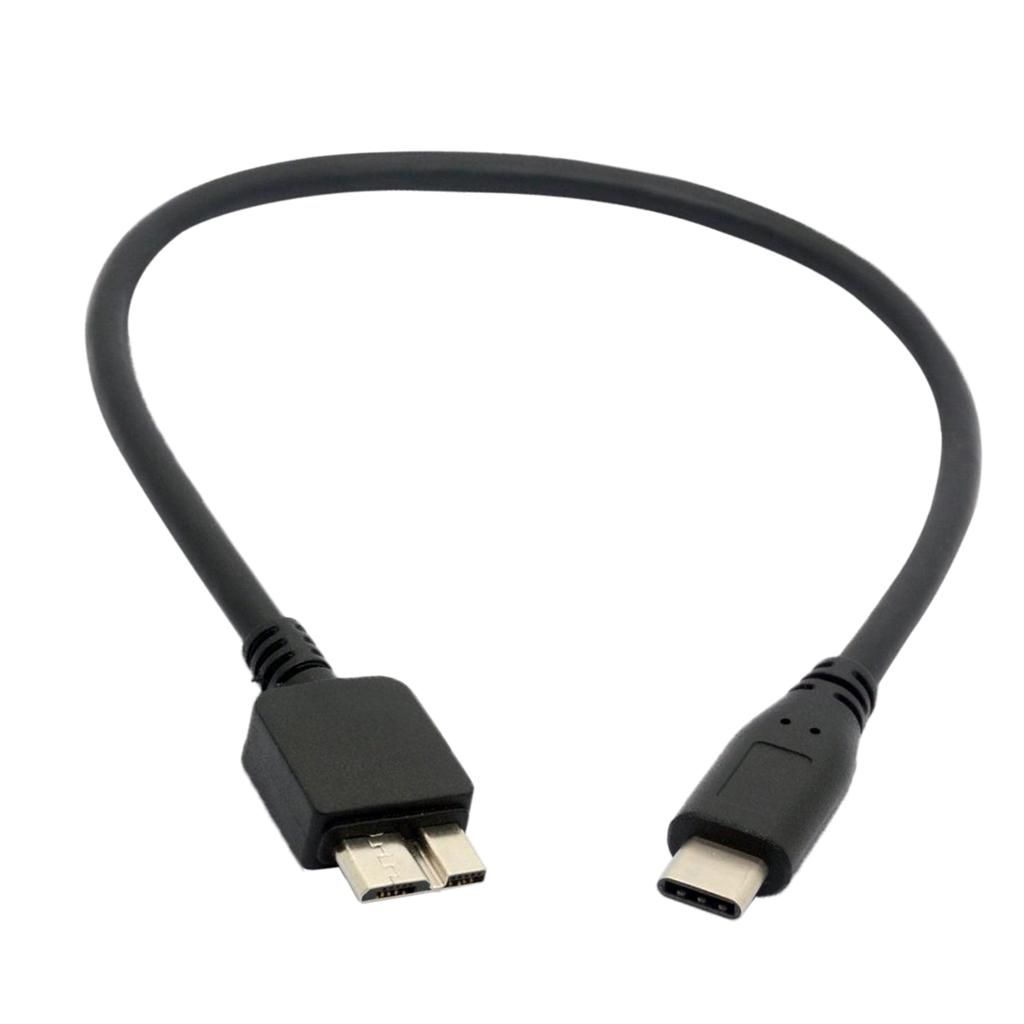 Type-C 3.1 To Micro USB Cable,Micro-B To USB-C Hard Drive Connector