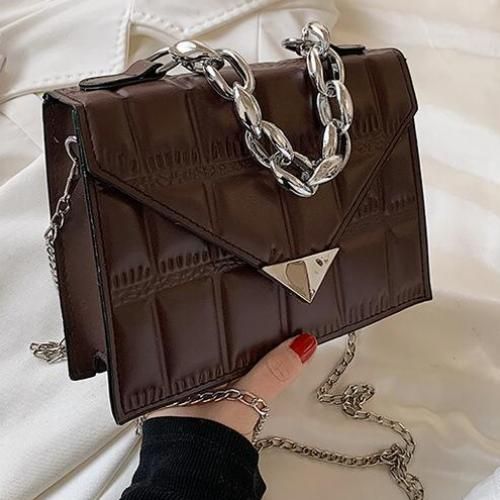 Women Ladies Female Elegant Unique Handbag -brown
