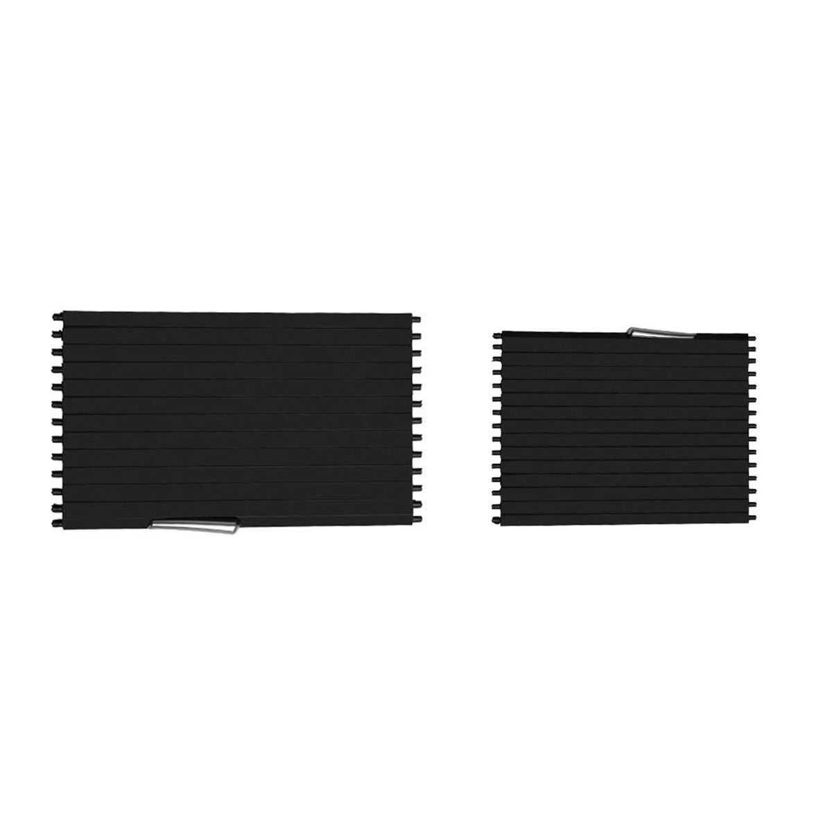 Roller Blind Sliding Shutter Replacement Car Interior Cup Holders Rolling Slider Panel Cover Replacement for BMW X5 E70 X6 E71 2007-2013 Front&Rear Section