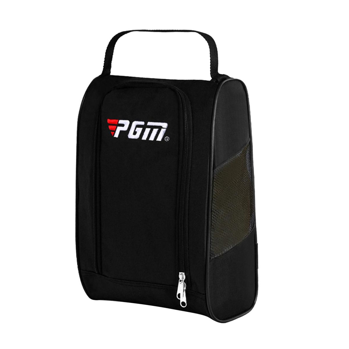 Golf Shoes Bag Pockets Football Boot Tote Sports Shoe Carrier Black
