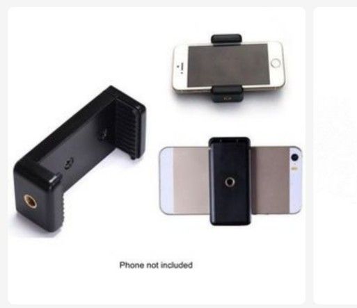 Mobile Phone Clip Holder For Smart Phone  Black