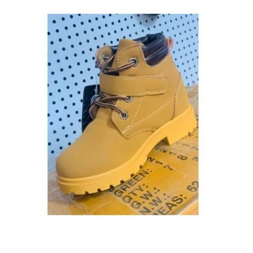 Children  Kid's Plain Warm Boys Girls Sneaker Boots