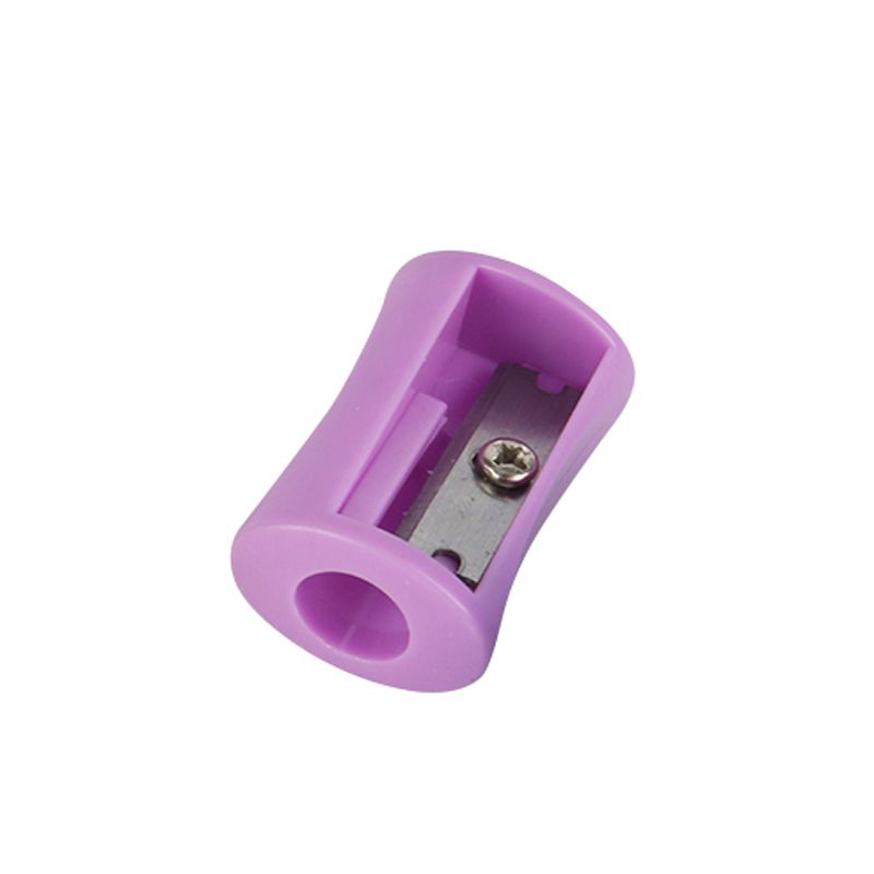 Plastic Pencil Sharpeners Standard Pencils Eyebrow Lip Liner Eyeliner Pencil Cutting  Practical Stationery Accessories 4Pcs Purple