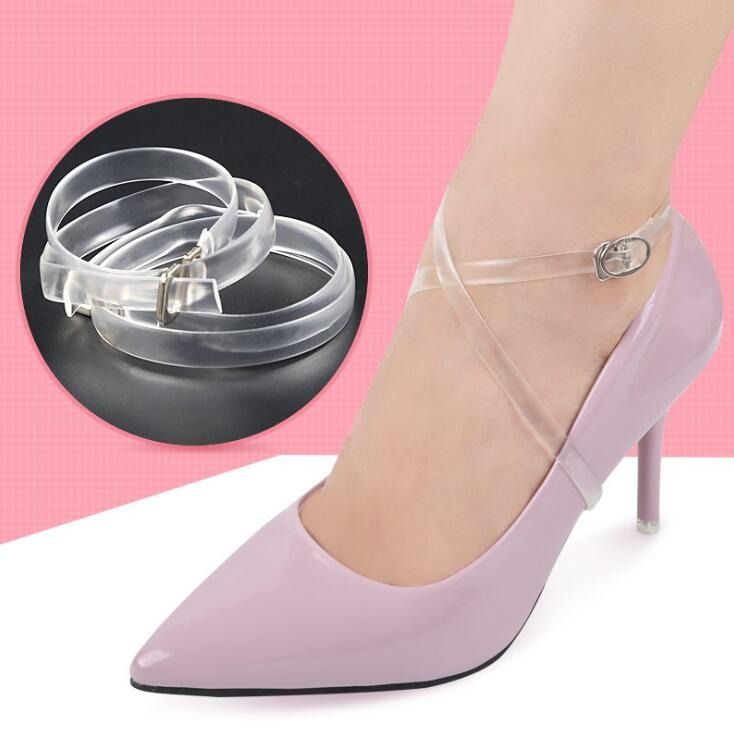 Invisible Shoe Straps For Holding Loose High Heels Shoe Strings Ankle Straps
