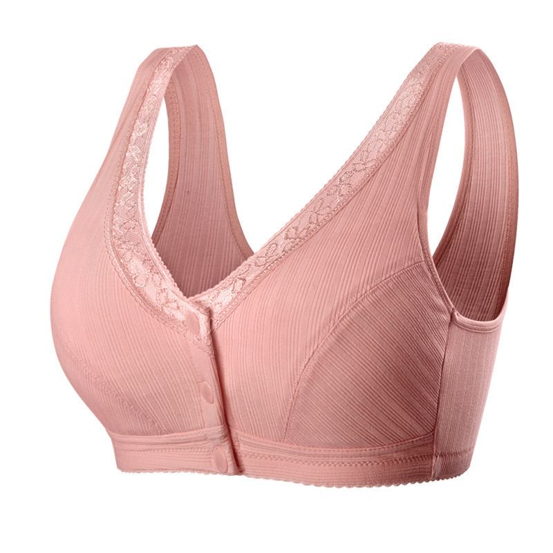 Large Cotton Sleep Bra Thin Mother Breastfeeding Bra No