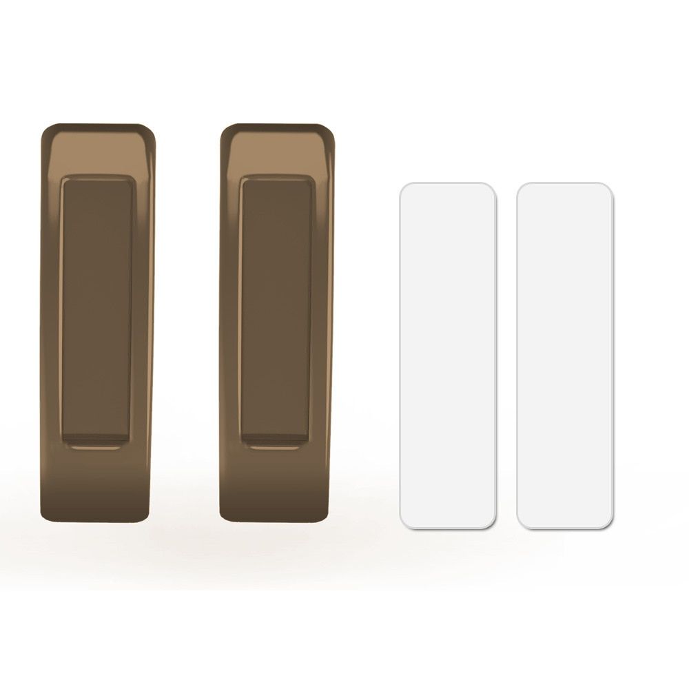 Light Coffee-Cabinet Wardrobe Handle Safe Furniture Knob Internal Self-Adhesive Plastic Handle Paste Type Open Sliding Door Knob 1 Pair