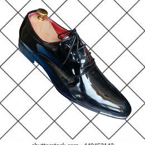 Men Shoe For Shirt & Tie Suit Blazers Business Work Shoe With Lace  - Black