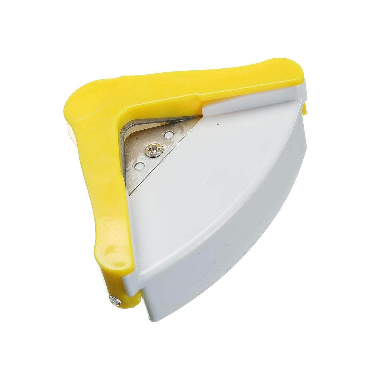 DIY R5 Plastic Corner Rounder Paper Punch Card Photo Tool For Home Decoration Scrapbooking Yellow