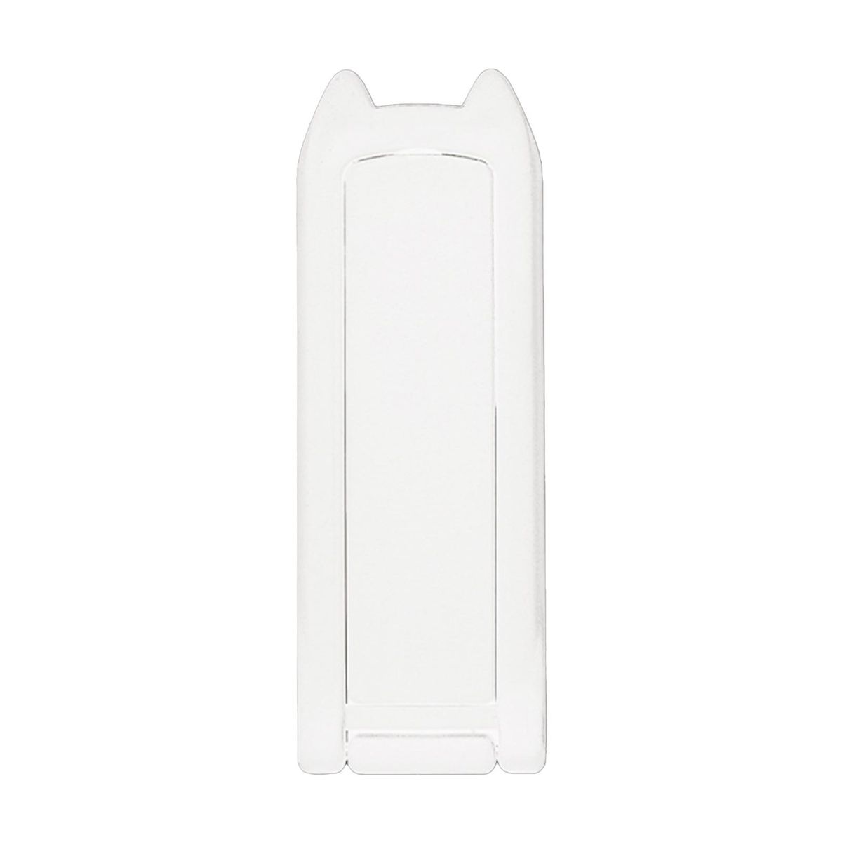 Phone Desk Stand Double Pole Phone Rack White