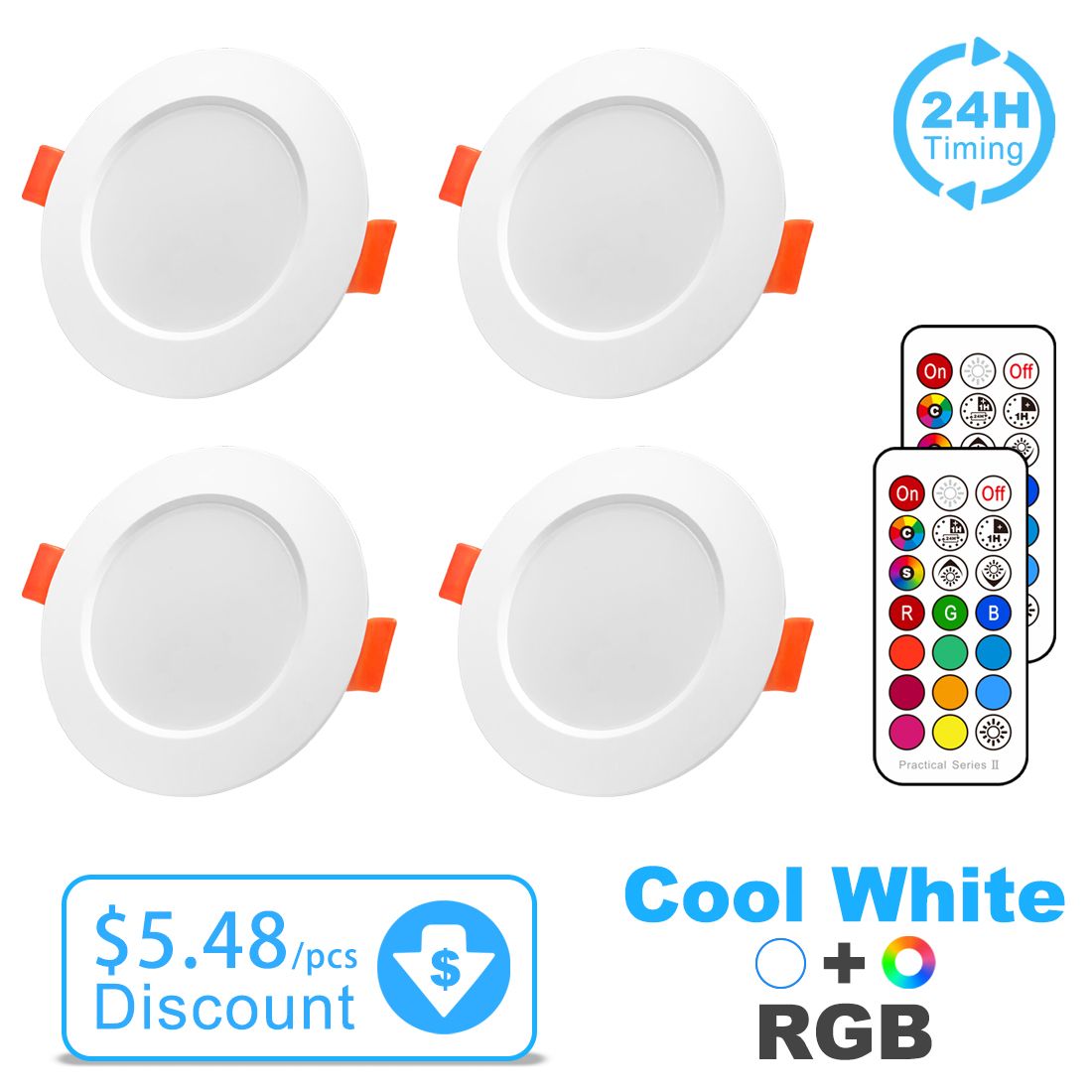 LED Downlight Spot LED Recessed Smart Dimmable Ceiling 7W