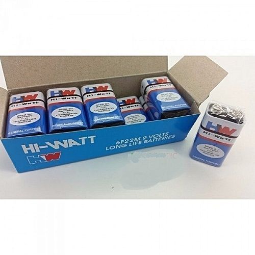 10 Pieces Of HW A 9volts Battery X10