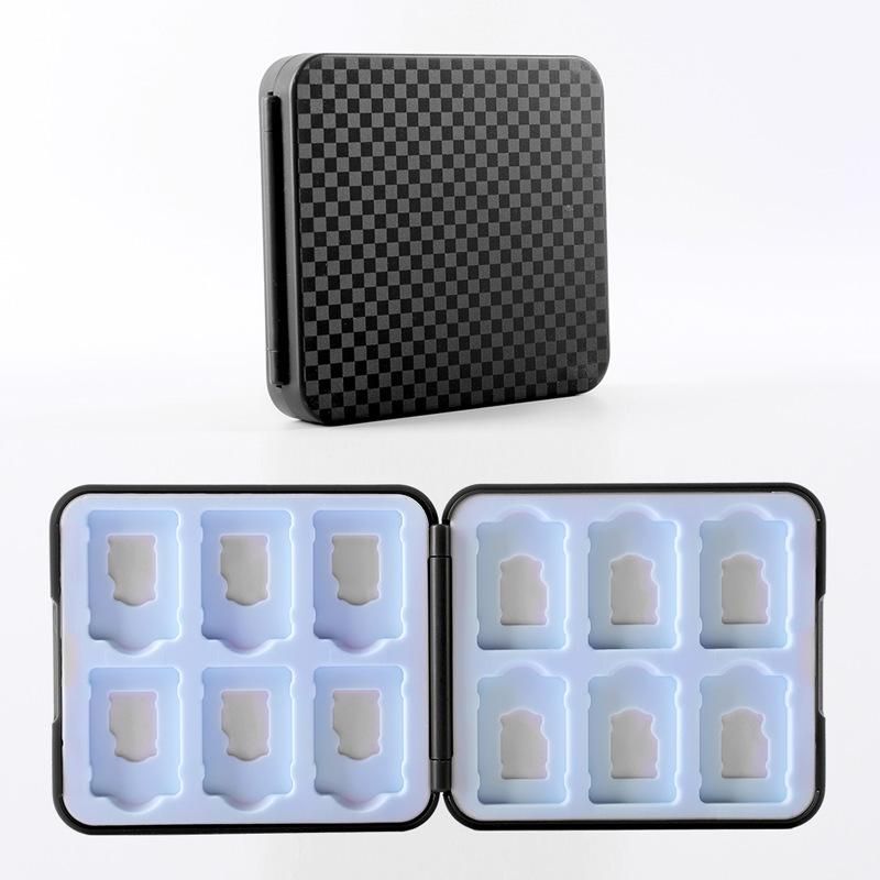 Nintendo switch card box ns game card storage box cassette magnet adsorption TF soft silicone portable peripheral black