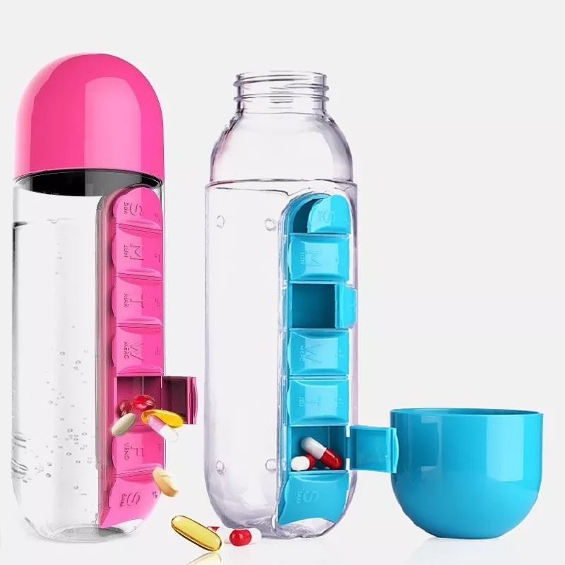 7Day Medicine Storage Organizer Case Container Water B Gules
