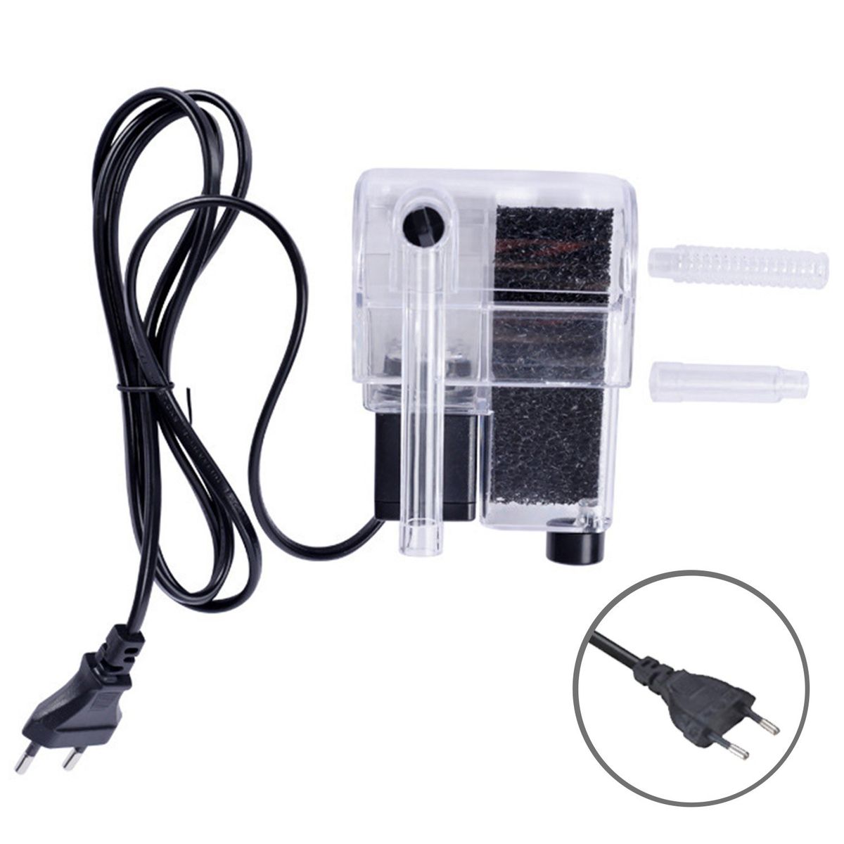 3W 300L/H Waterfall Oxygen Pump Hang On Filtration Internal