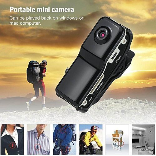 Portable Digital Video Recorder Mini Monitor DV Micro Pocket Concealed Camera Perfect Indoor Security Camera For Home And Office Black