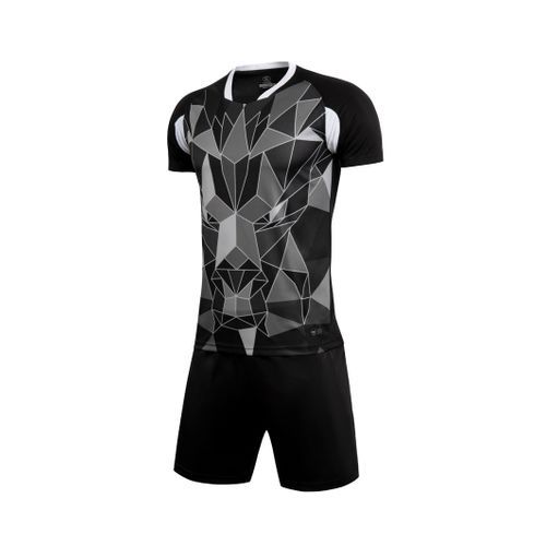 Sports 3D Short Sleeve T-shirt Shorts Men Soccer Jersey Set