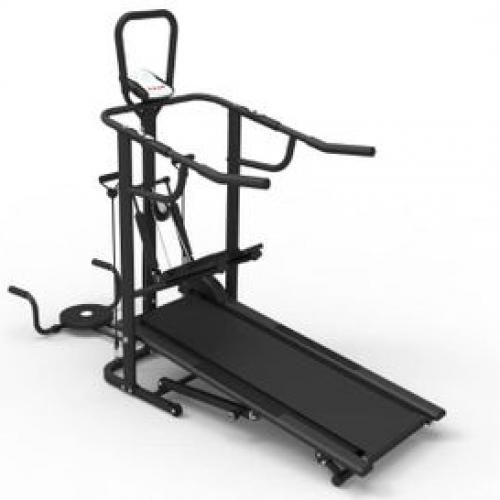 Manual Treadmill With Twister And Stepper-3in1