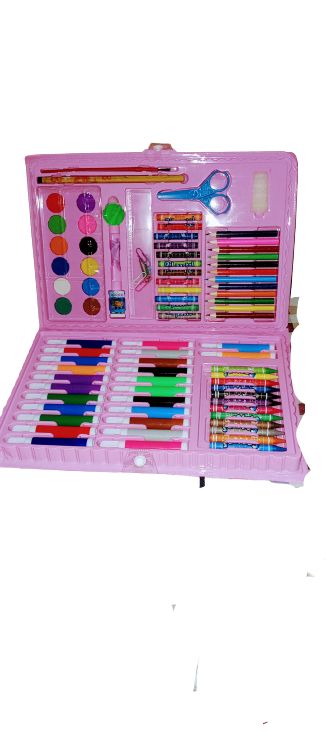 Children Colouring Set With 86 PCS Of Colours And Paint