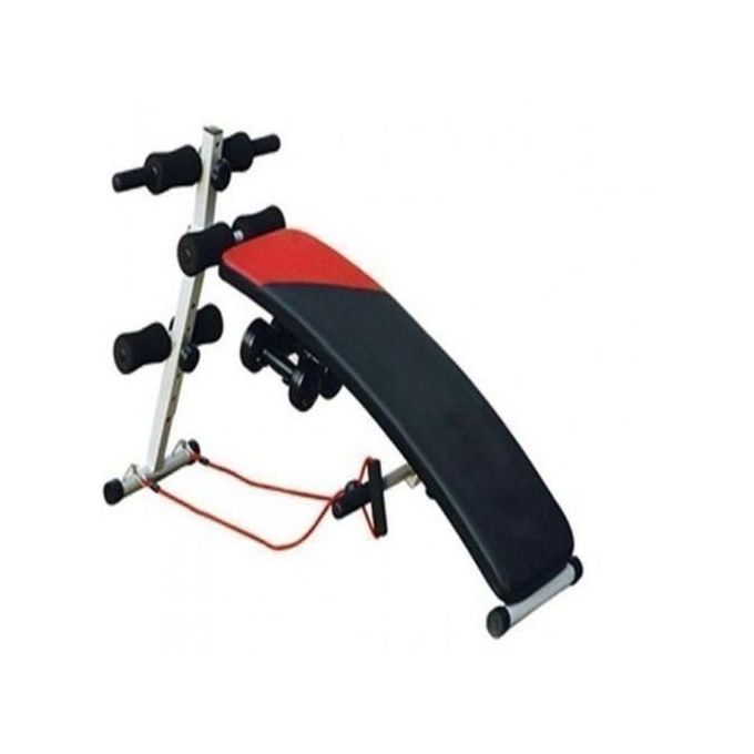 Sit Up Bench With Dumbell And Rope
