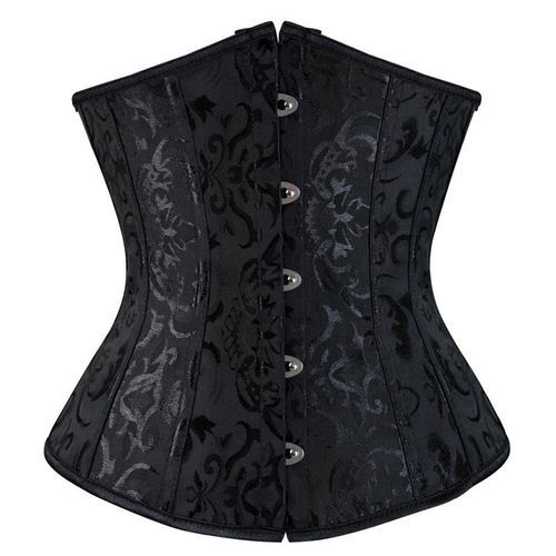 Slimming Waist Trainers Flowered Corset Shapewear + V-string Pant