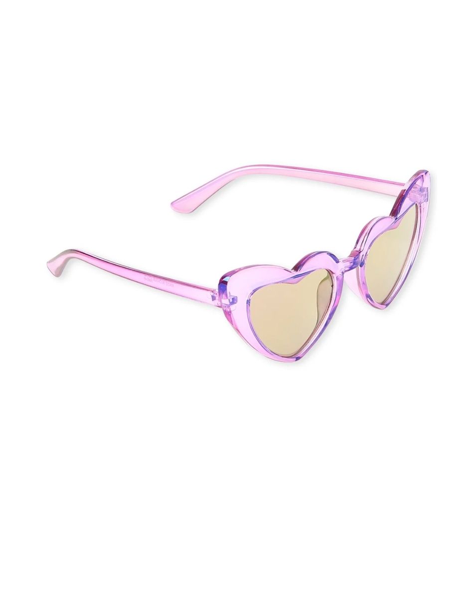 Girls Toddler Heart Sunglasses - Purple