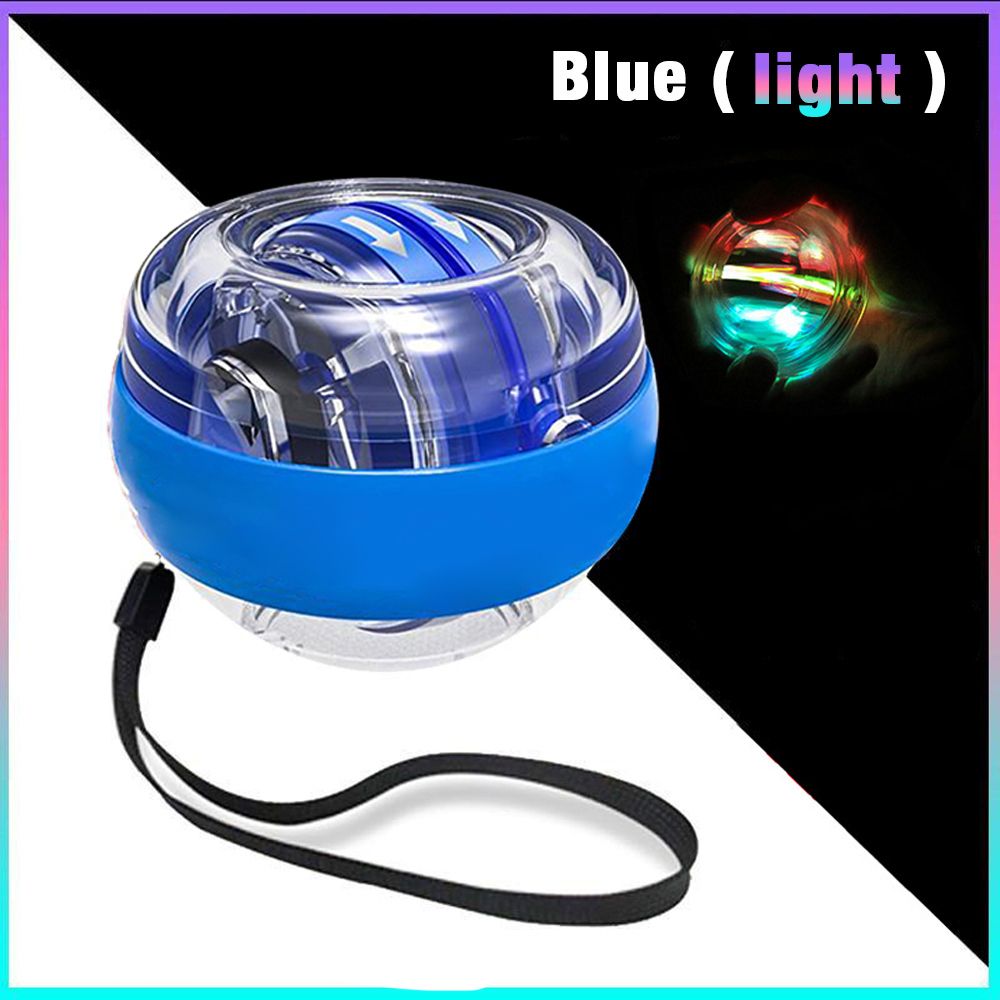 Gyro Power Fitness Equipment LED Gyroscopic Powerball Autostart Range Wrist Ball-Gold