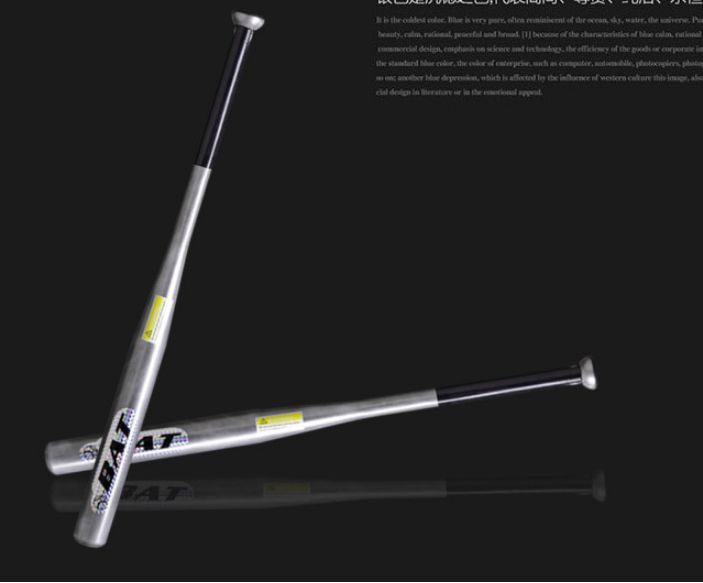 Baseball Bat Racket Base Ball Bat -  Gray
