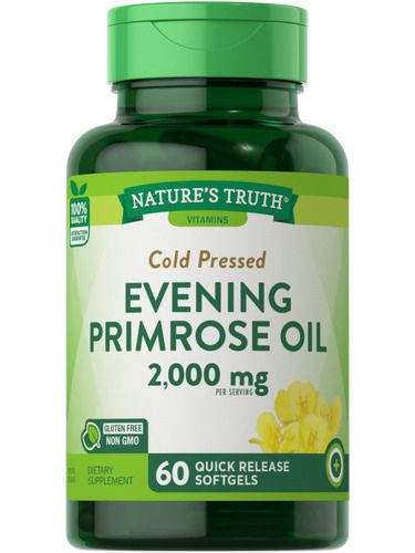 Cold Pressed Evening Primrose Oil - 60 Softgels