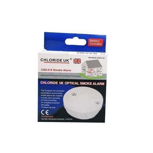 12pcs- Chloride UK Standalone Smoke Alarm (White)