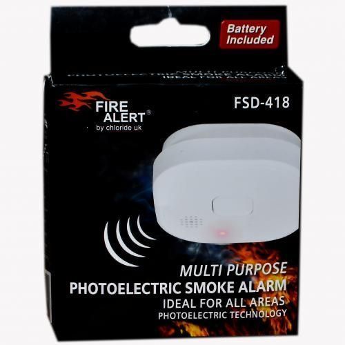 Wireless Fire/Smoke Alarm Detector ( Battery Operated