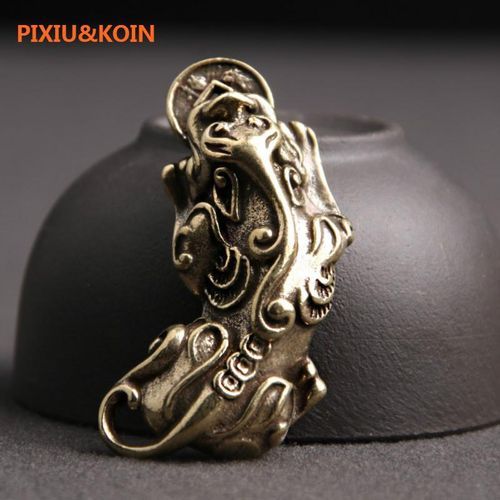 PIXIU Brass Koen 42mm Lucky Charm Necklace Pendant
