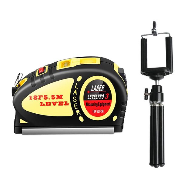 Infrared Laser Level Horizon Vertical Measure Tape Infrared