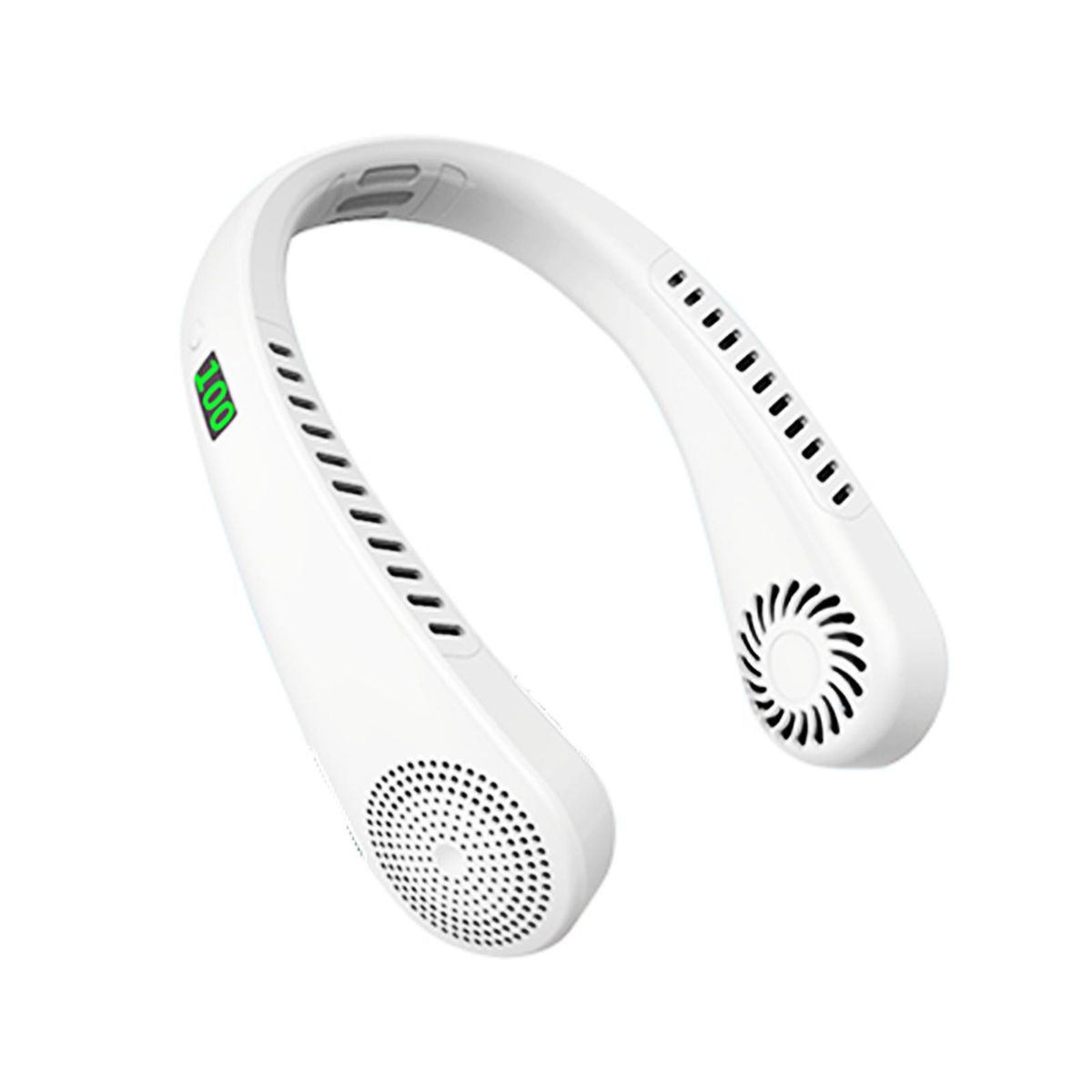 Portable Neck Fan Hands Free Bladeless Neck Fan, 360° Cooling Hanging Fan, USB Rechargeable Personal Neck Fan