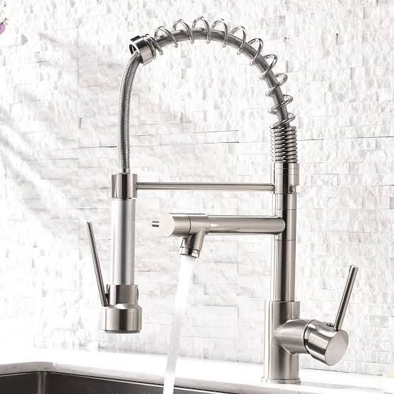 Kitchen Anti-Rust Sink Mixer - Silver