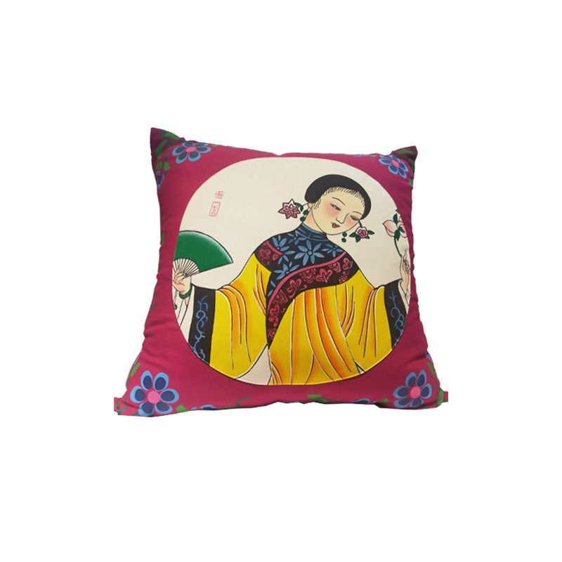 Chinese Style Pillowcase, One Pair, Shu Embroidery Product, One Of China's Intangible Cultural Heritage, Good Gift
