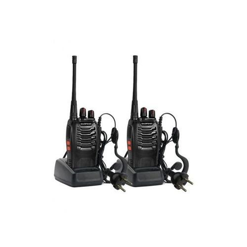 Super Quality Walkie Talkie Radio With Earpiece (2pcs)