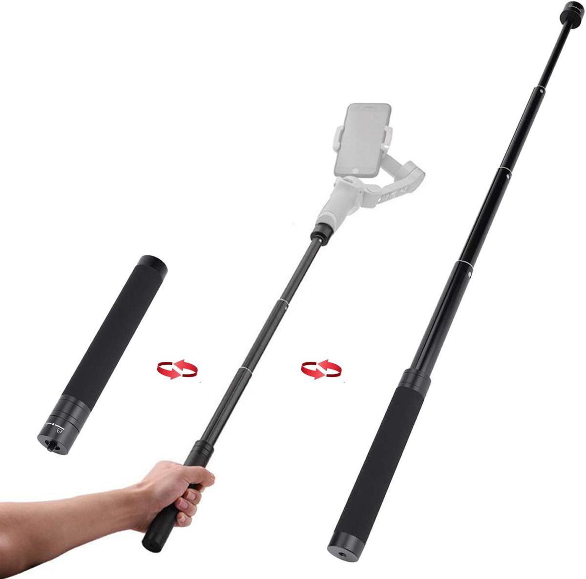 Light Weight Aluminium GoPro Gimbal Extension Pole