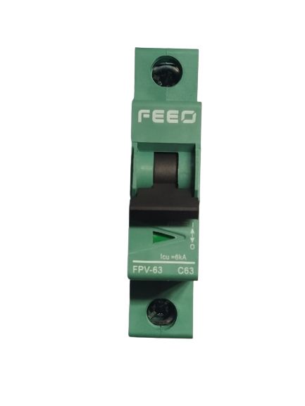 1P  63A MCB Miniature DC Circuit Breaker