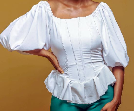 Ladies Corset - White