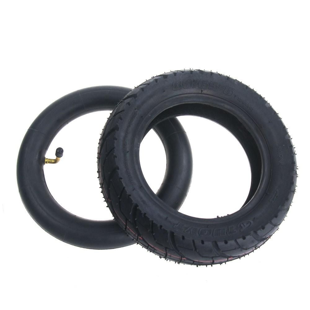 10-inch Electric Scooter Tire 80 / 65-6 Inner And Outer Tire 80 / 65-6 Thickened Tire Inner Tube Tire Parts