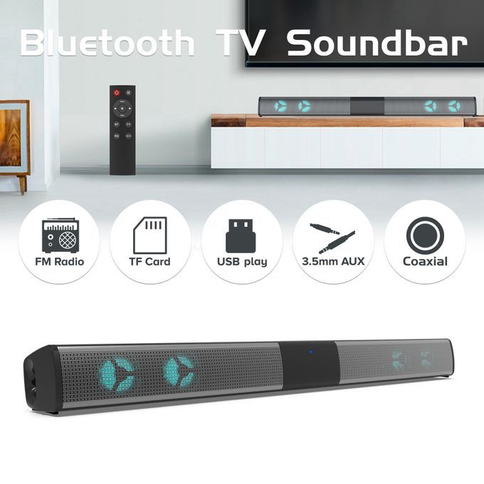 BS-28E TV Sound Bar Soundbar Speaker For PC Computer Colorful Box