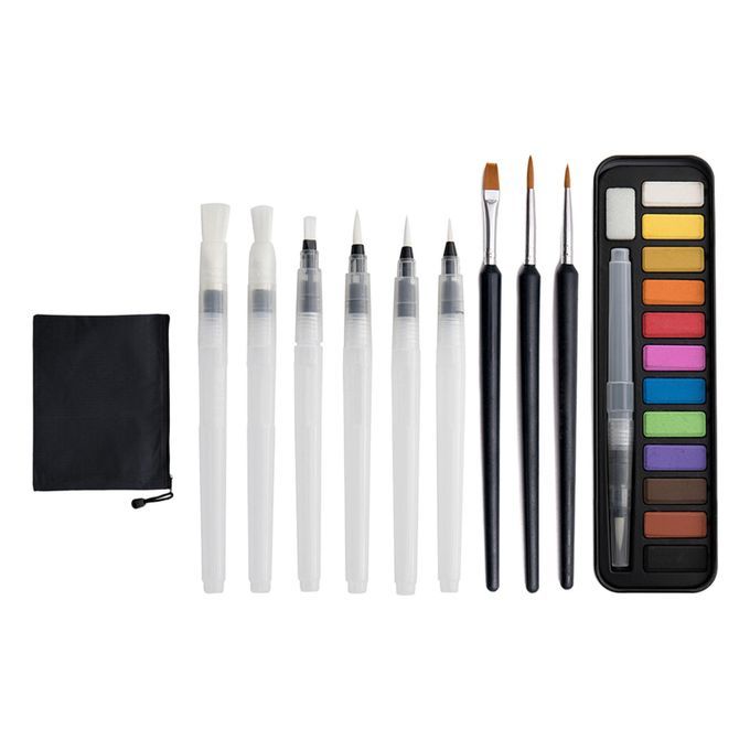 Portable Solid Watercolor  Set Premium Art Supplies For Painting