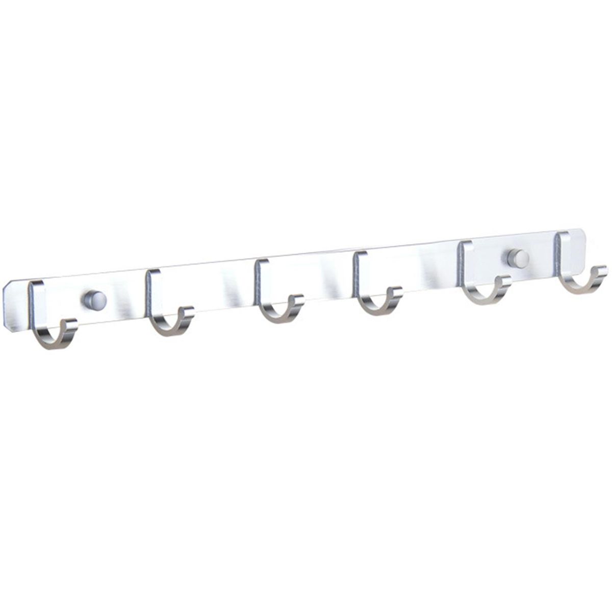Door Hook Wall-Mounted Clothes Scarf Door Hanger Hook Silver