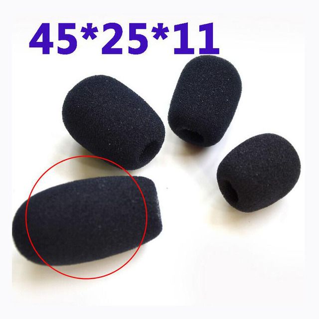 Headset Replacement Foam Microphone Cover Telephone