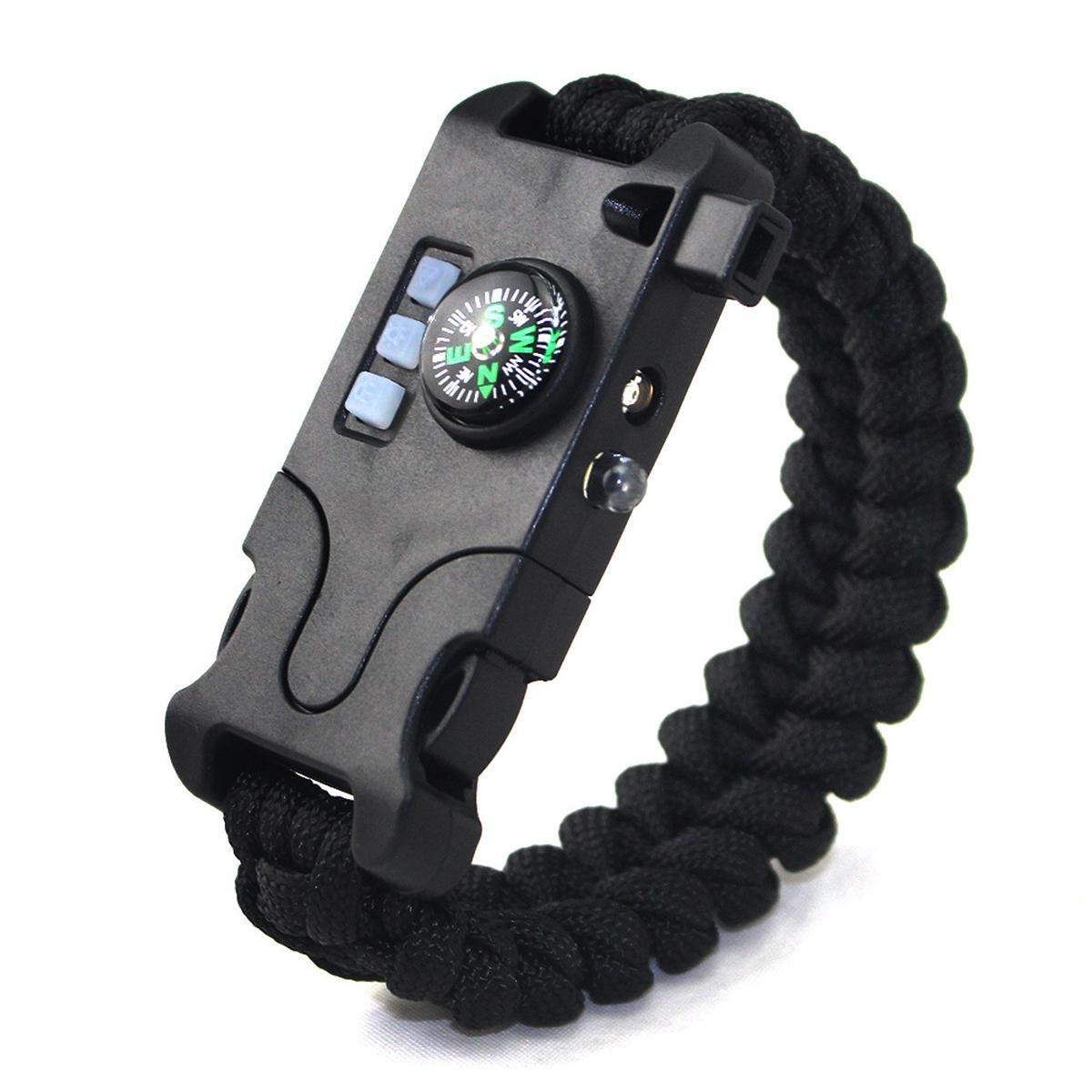 7in1 Multifunctional chargeable Weaving Bracelet black