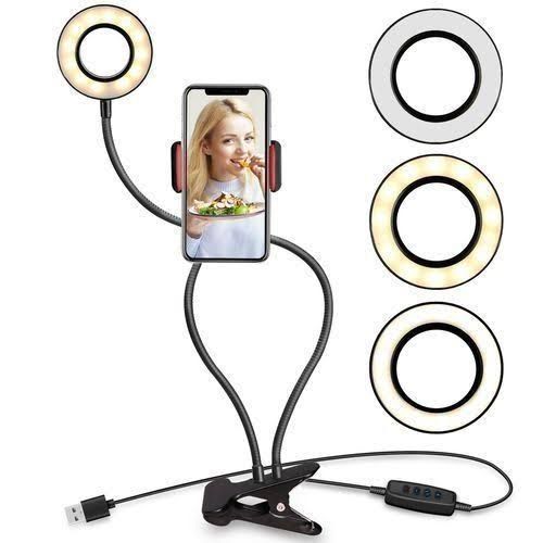Selfie Ring Light With Flexible Phone Holder