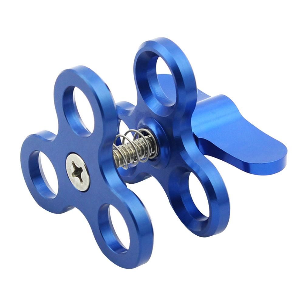 Ball Clamp 3 Holes Diving Lights Arm Ball Butterfly Clip