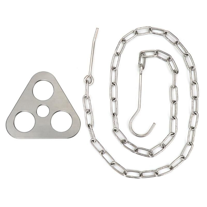 Outdoor Stainless Steel Triple-cornered Bonfire Rack