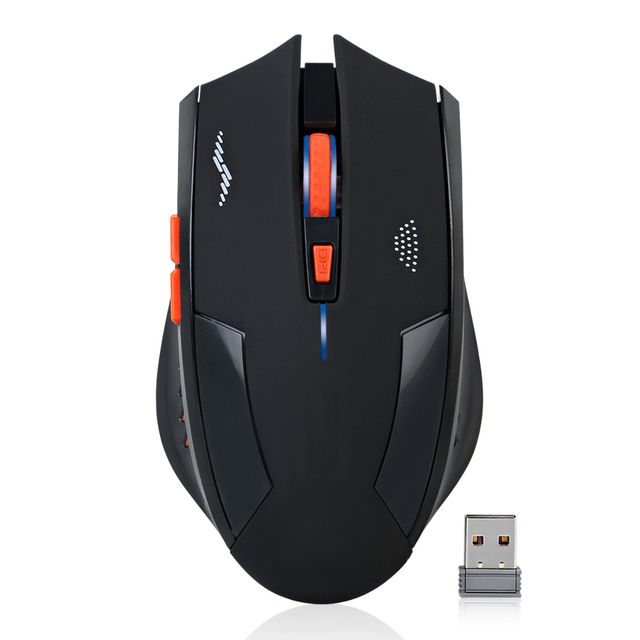 Rechargeable Wireless Mouse 2400DPI 2.4G USB Laser Gaming Mouse