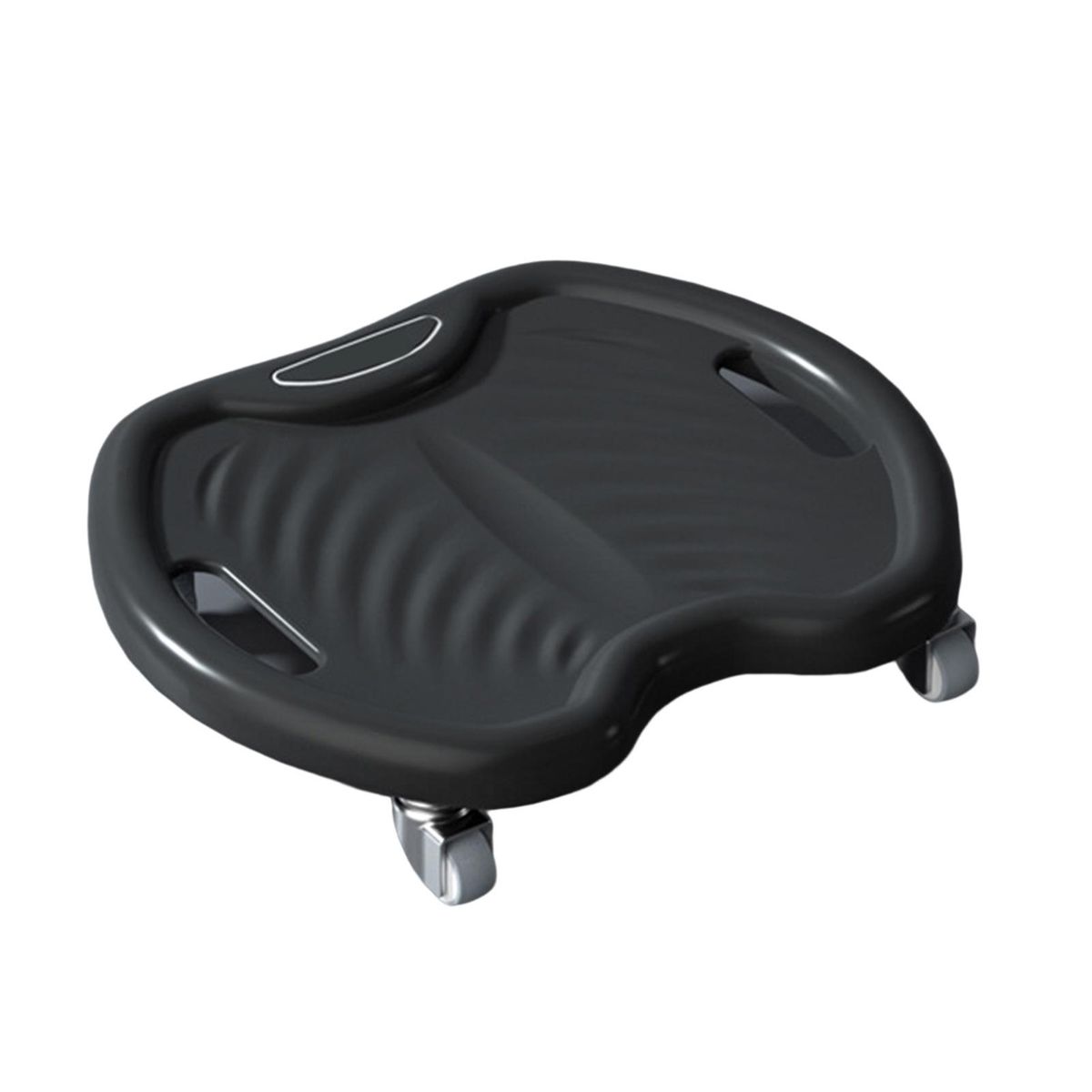 Abs Glide Disc 4-wheel Silent Training Sliding Roller Tray Black